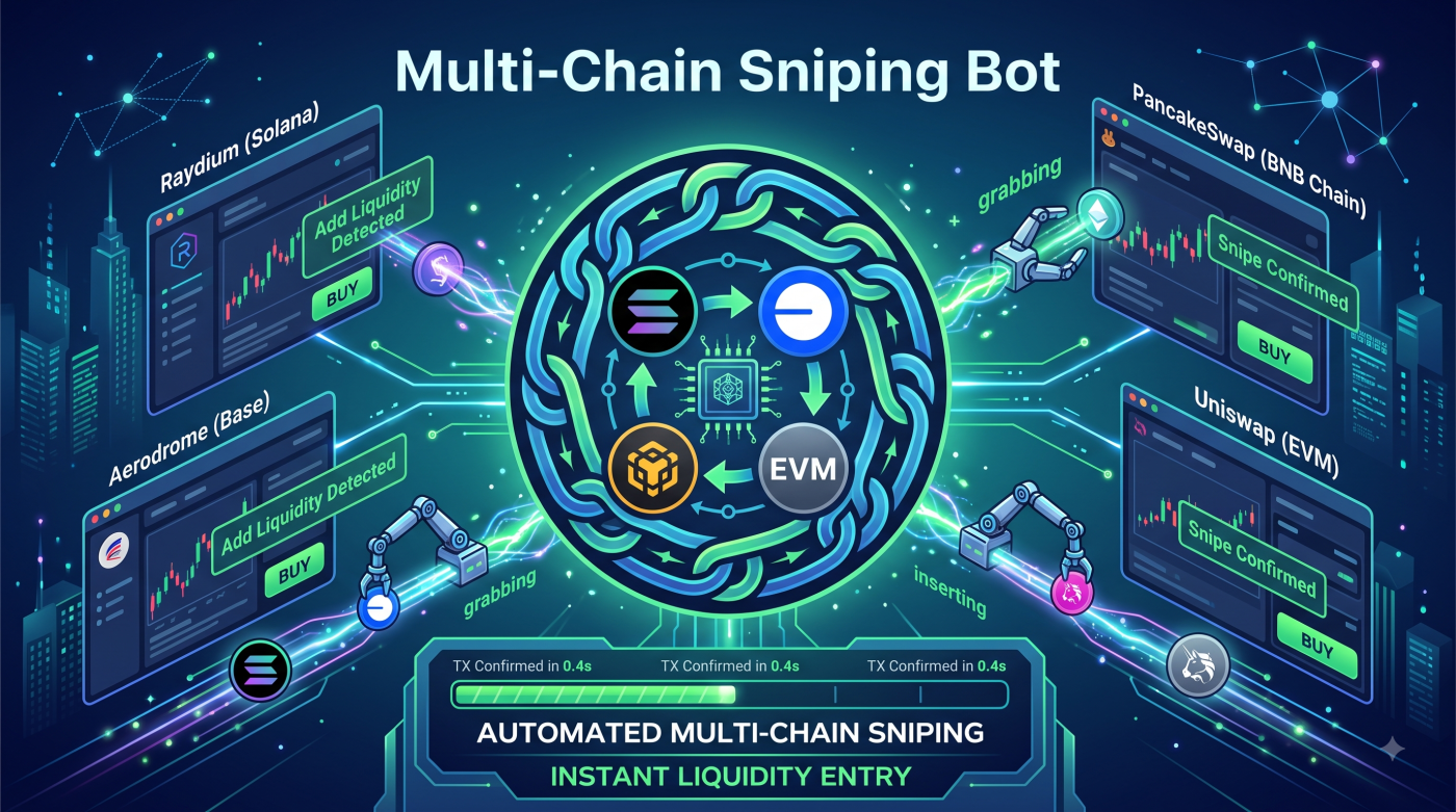 multi-chain-sniping-bot-tu-dong-mua-token-moi-mint-tren-solana-base-evm